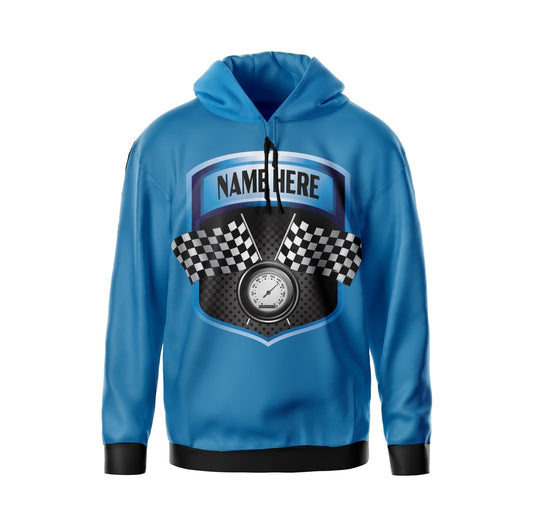 Unisex racing blue hoodie Vilma Wear
