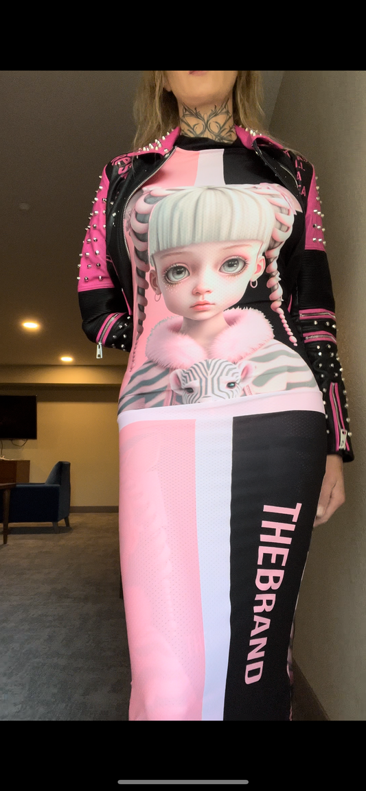 Pink AI dress Vilma Wear