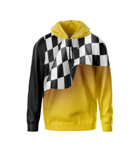 Racing yellow hoodie Vilma Wear