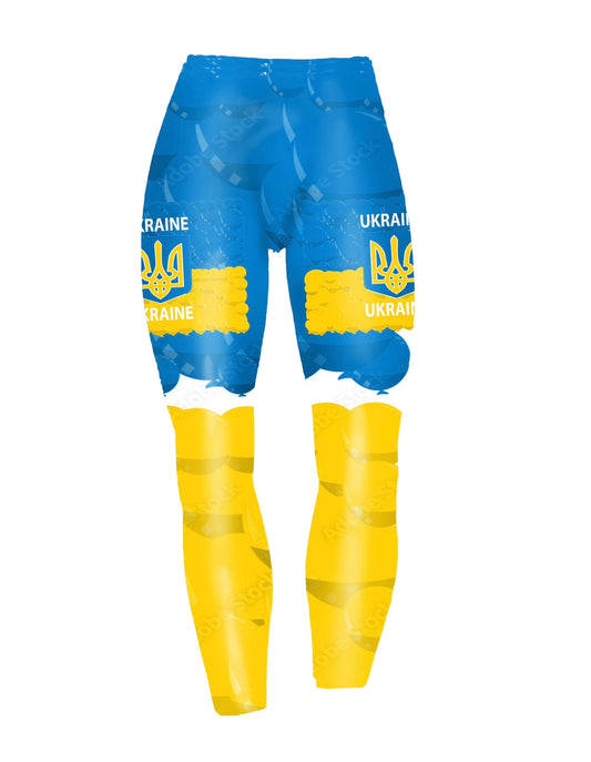 In solidarity with Ukraine leggings Vilma Wear